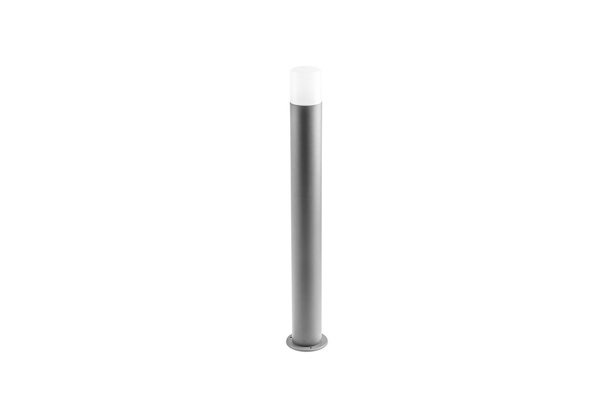 Lampa ogrodowa słupek CORTA-P 80, E27 max 25W, grafit, IP44, geometryczna forma, do ogrodu i na podjazd – GTV LIGHTING