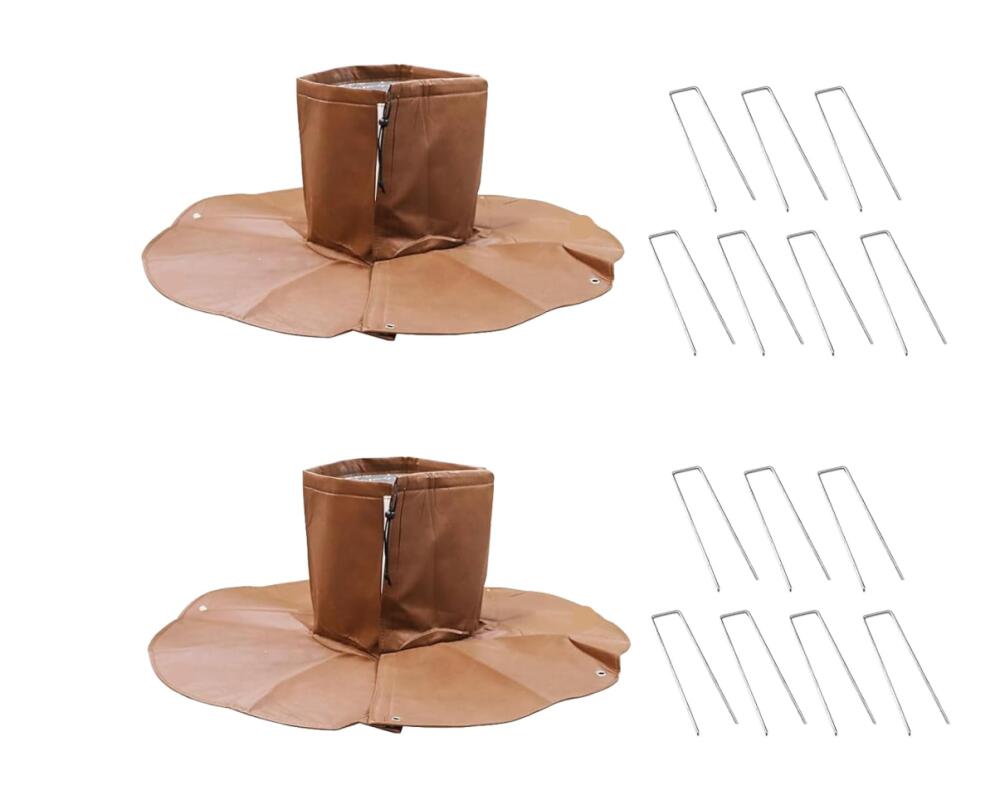 Zestaw 2 szt. Ø 100 cm Ochrona zimowa korzeni palmowych, ochrona korzeni palmowych, ochrona przed zimnem dla