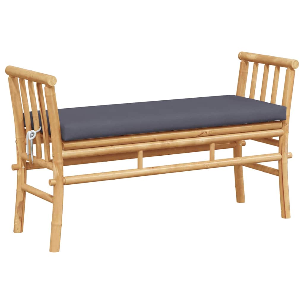 Ławka Ogrodowa 2-Osobowa 110 cm Brązowa