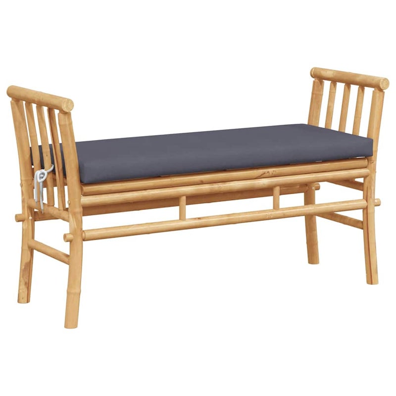 Ławka Ogrodowa 2-Osobowa 110 cm Brązowa