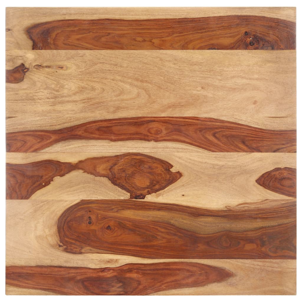 vidaXL Blat stołu, lite drewno akacjowe, 25-27 mm, 70x70 cm