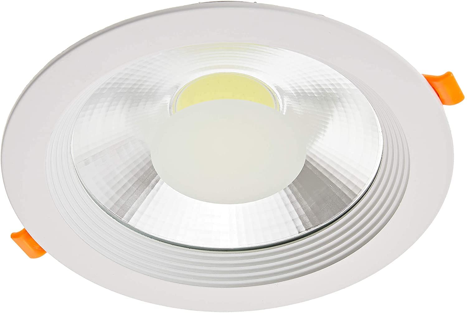Downlight LED COB okrągły wpuszczany downlight, 20W 2000 lm, chłodne białe światło 6000K do salonu, kuchni, sklepu, firmy, biura itp.