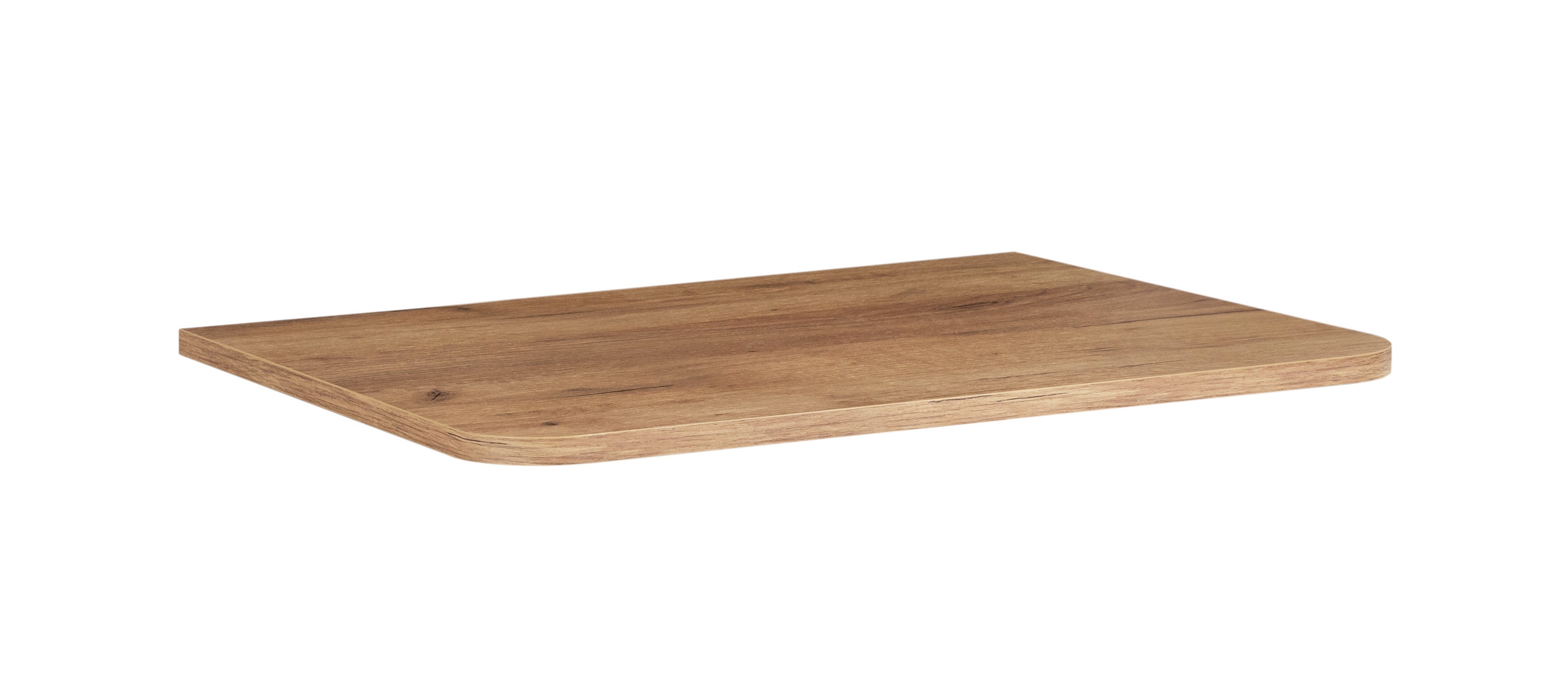 Blat Łazienkowy LINEA 60 cm Dąb Craft Laminowany Bez Otworów