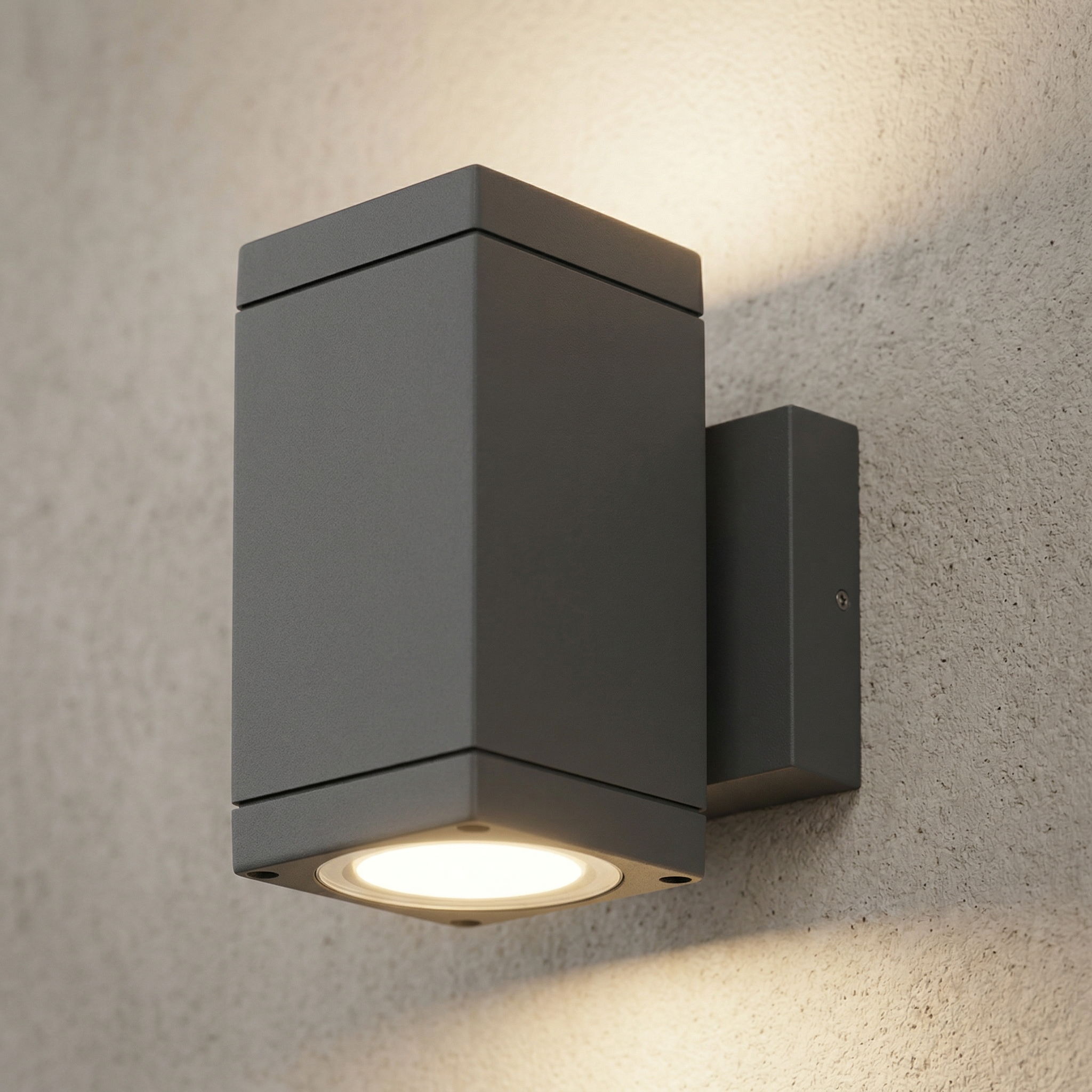 Kinkiet zewnętrzny Buffalo antracyt 2xGU10x35W wym:14,5x7,5x12,5cm IP54 Rabalux