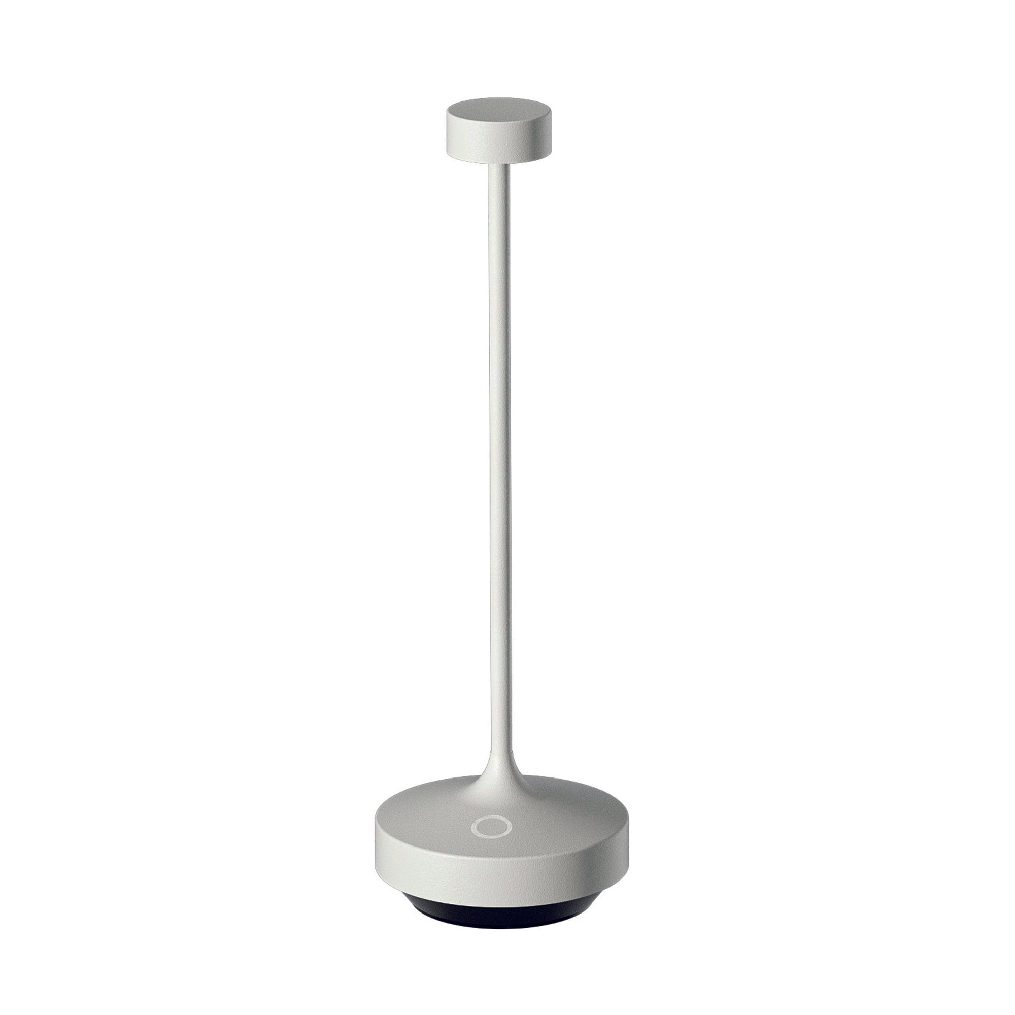 Lampa stołowa bezprzewodowa RUBY, biała, wys. 25 cm