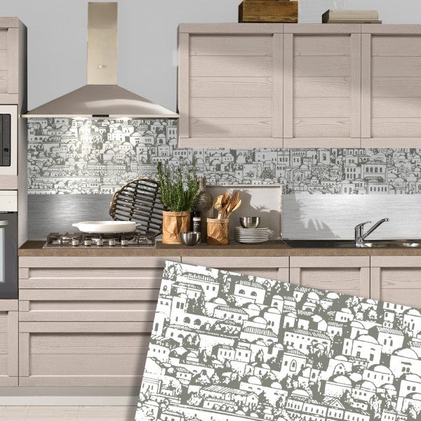 DOMUS - Elastyczna płyta kuchenna z PVC - Rozmiar 120x60 cm, grubość 3 mm, Kolor: SZARY