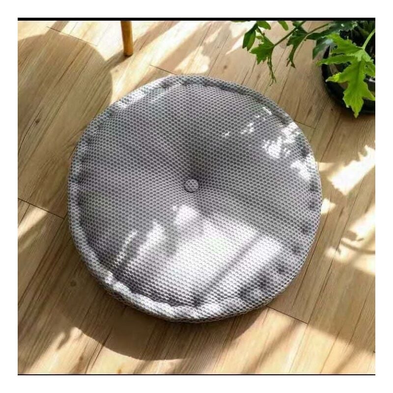 Poduszka na krzesło, poduszka na krzesło do domu, biura, ogrodu, do dekoracji kuchni i salonu 40cm (Jasnoszary)