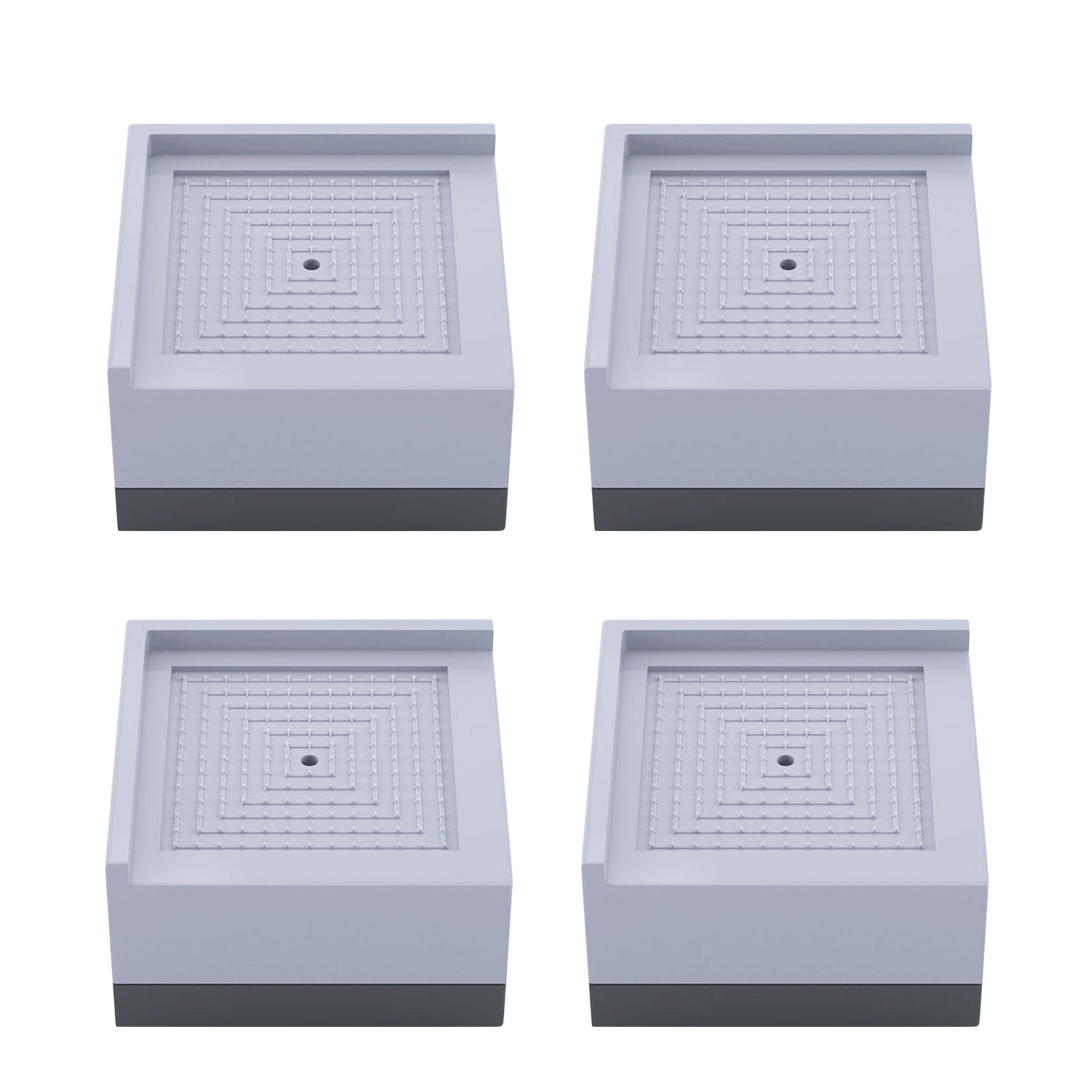 Wielofunkcyjne podkładki pod stopy pralki, 7,8 x 1 cm, 4 sztuki