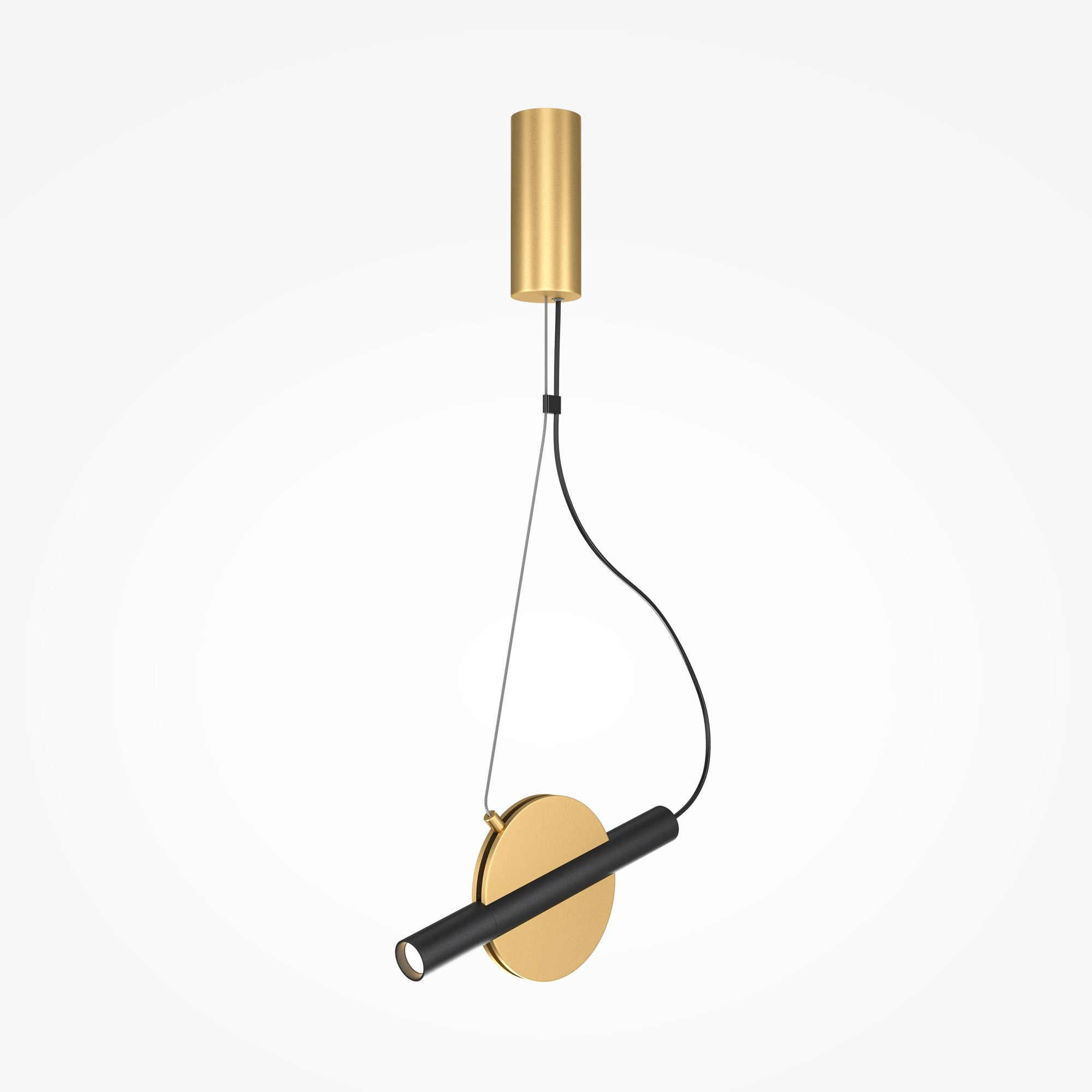 Lampa wisząca designerska złota Enigma Maytoni MOD150PL-L5BS3K
