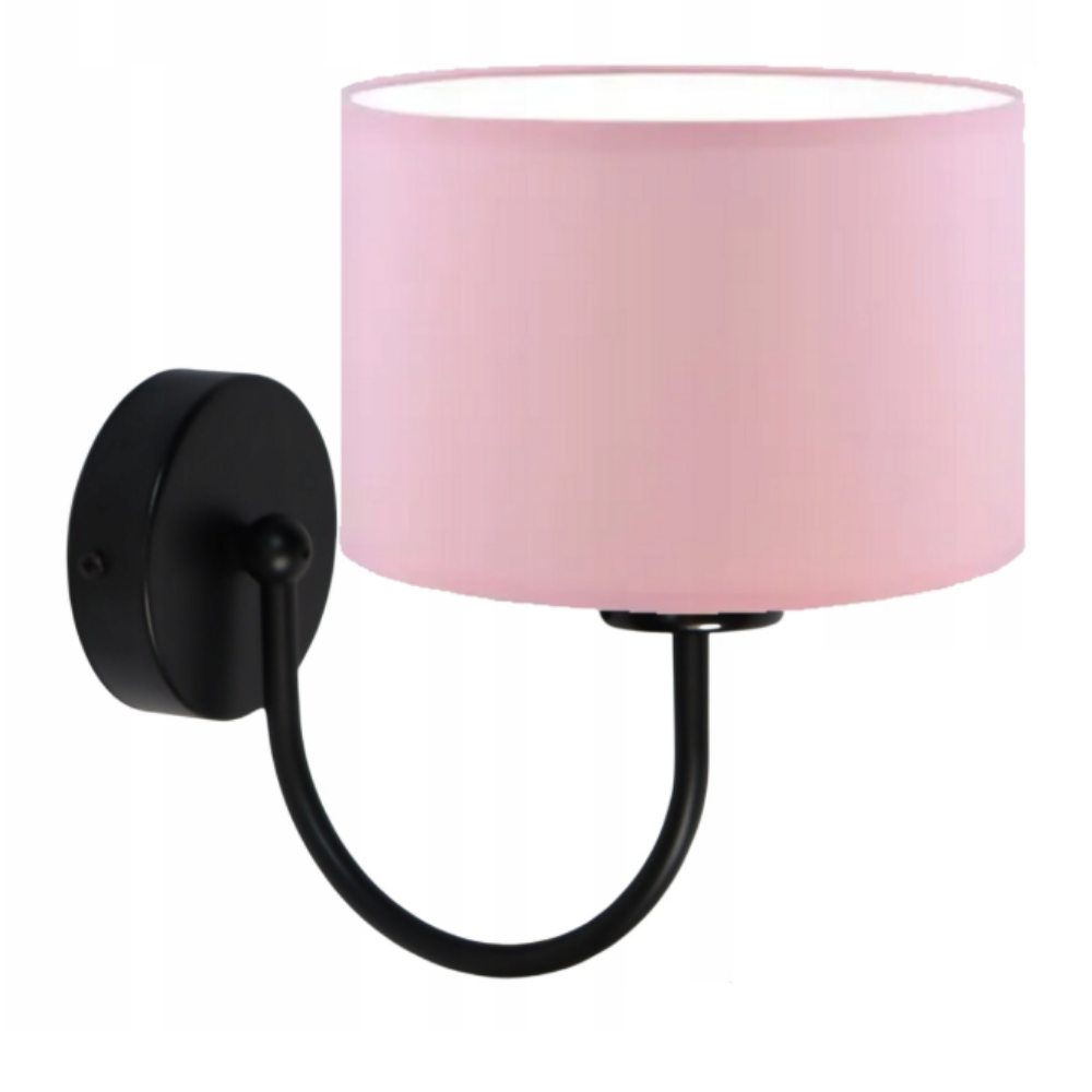 Kinkiet lampa ścienna lampa na ścianę z abażurem walec SCORO