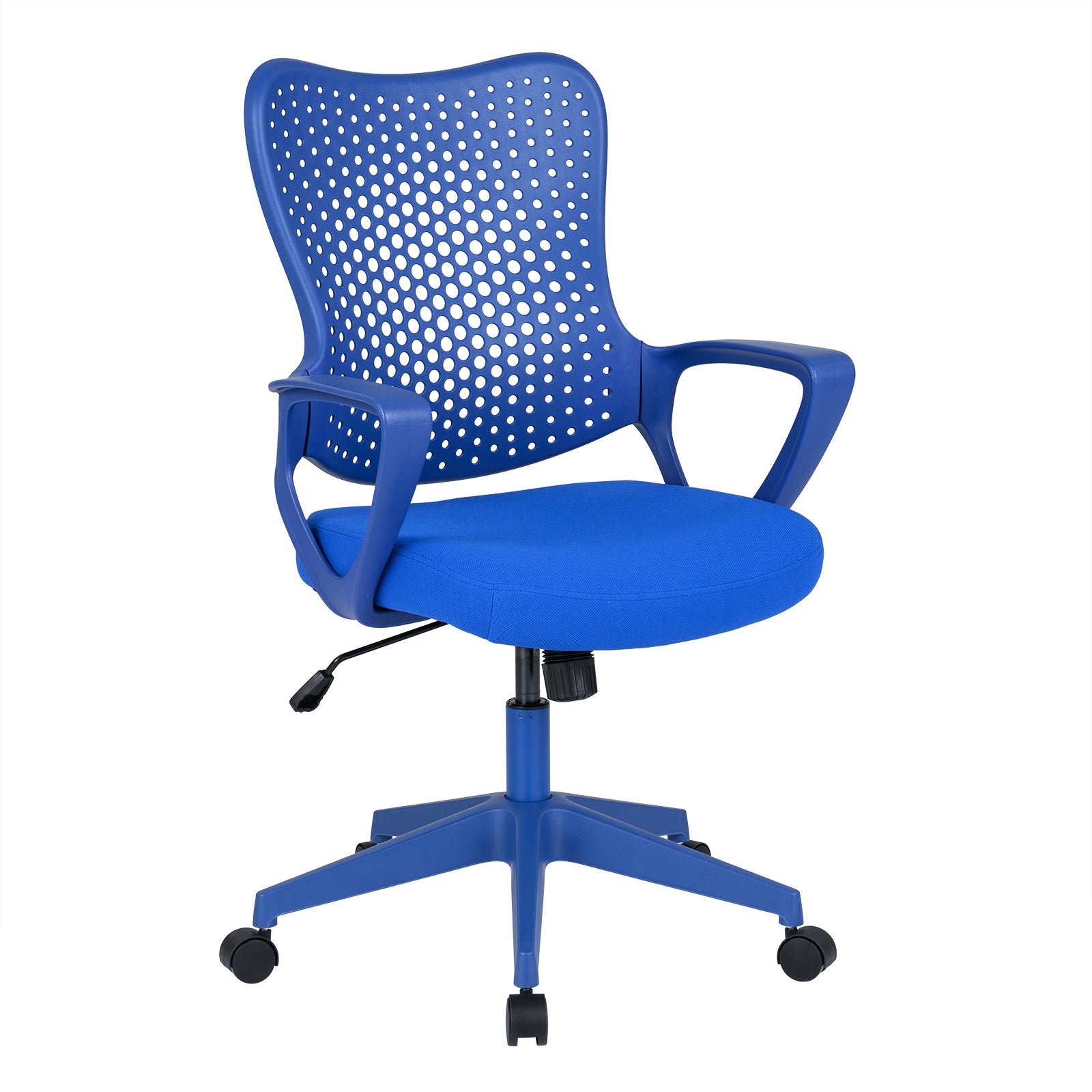Ergonomiczne krzesło biurowe, obrotowe krzesło biurowe z podłokietnikami, oddychające oparcie, siatkowe siedzisko, regulowana wysokość, nośność 150kg,