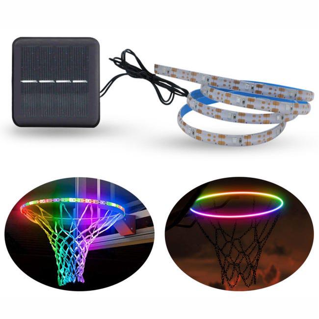 LED-owe oświetlenie słoneczne do koszykówki z pilotem, wodoodporne światło RGB IP65, odpowiednie do treningu na zewnątrz