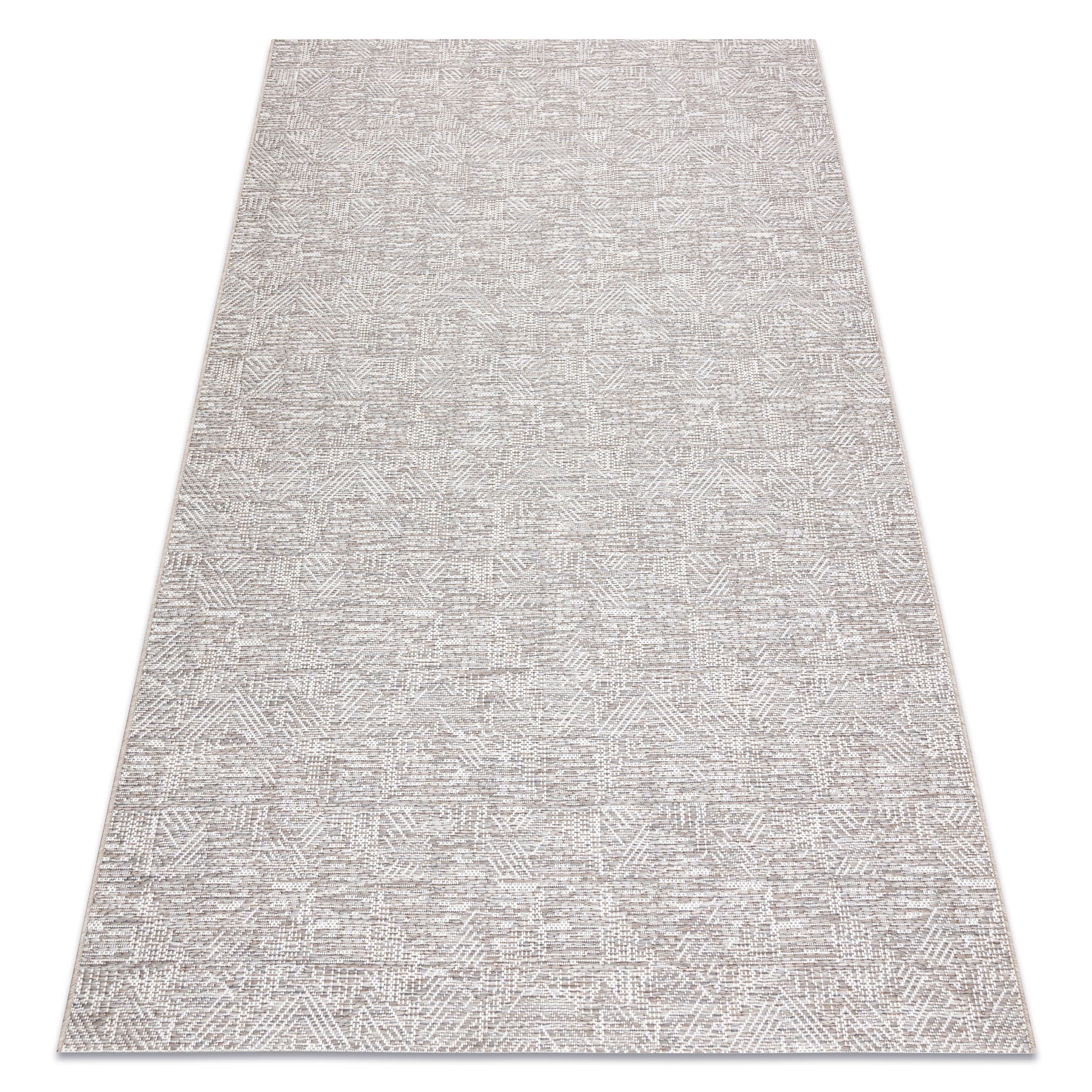 Dywan Sznurkowy SIZAL COLOR 47373560 Labirynt beż 60x110 cm