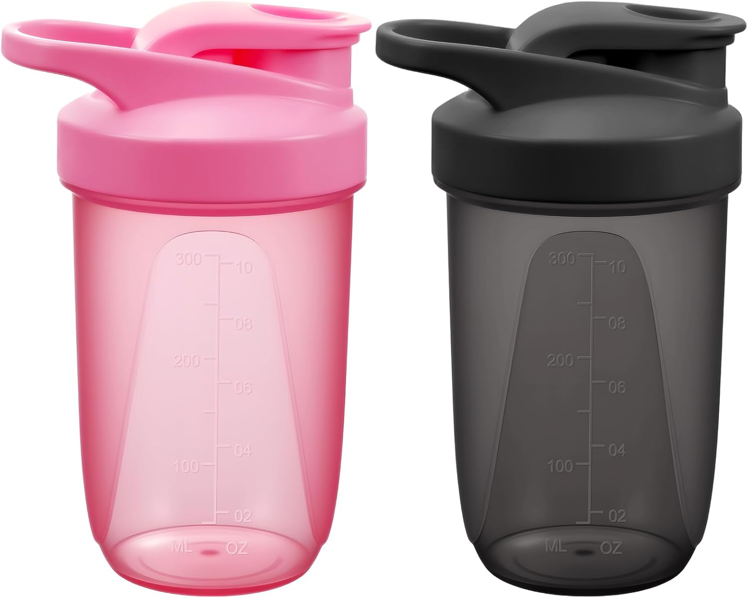 Shaker do koktajli proteinowych, 2 szt., 400 ml, Premium Wave Shaker do koktajli uzupełniających, butelka do shakera do jednorodnego mieszania i łat