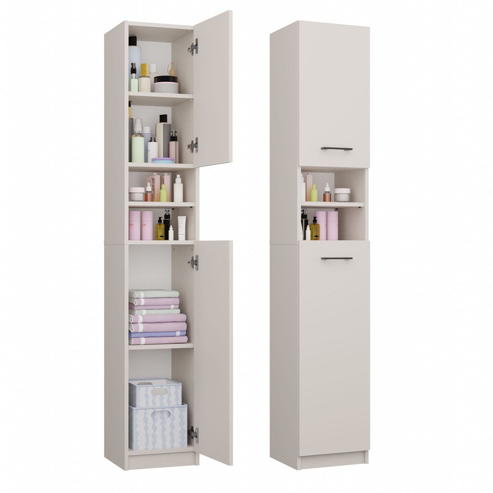 Szafka łazienkowa Słupek 32 cm MARBELA 1.0 Półka Słupek 2 drzwi