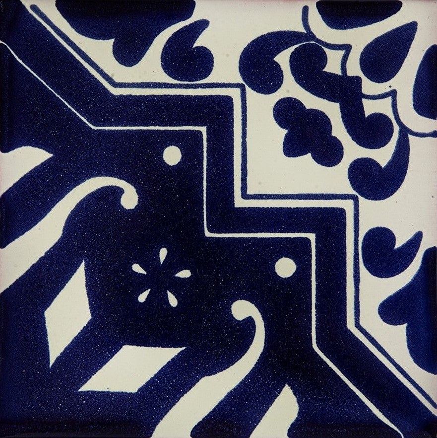 Meksykańskie płytki ceramiczne Matias – 30 unikalnych dekoracyjnych płytek ściennych z motywami 10,5x10,5 cm do łazienki, prysznica, kuchni
