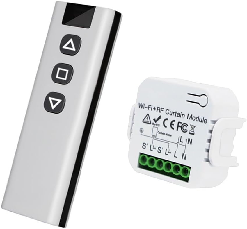 Tuya WiFi Smart Curtain Switch APP Timing Motor Controller Switch 433 MHz Remote Control Electric Shutters