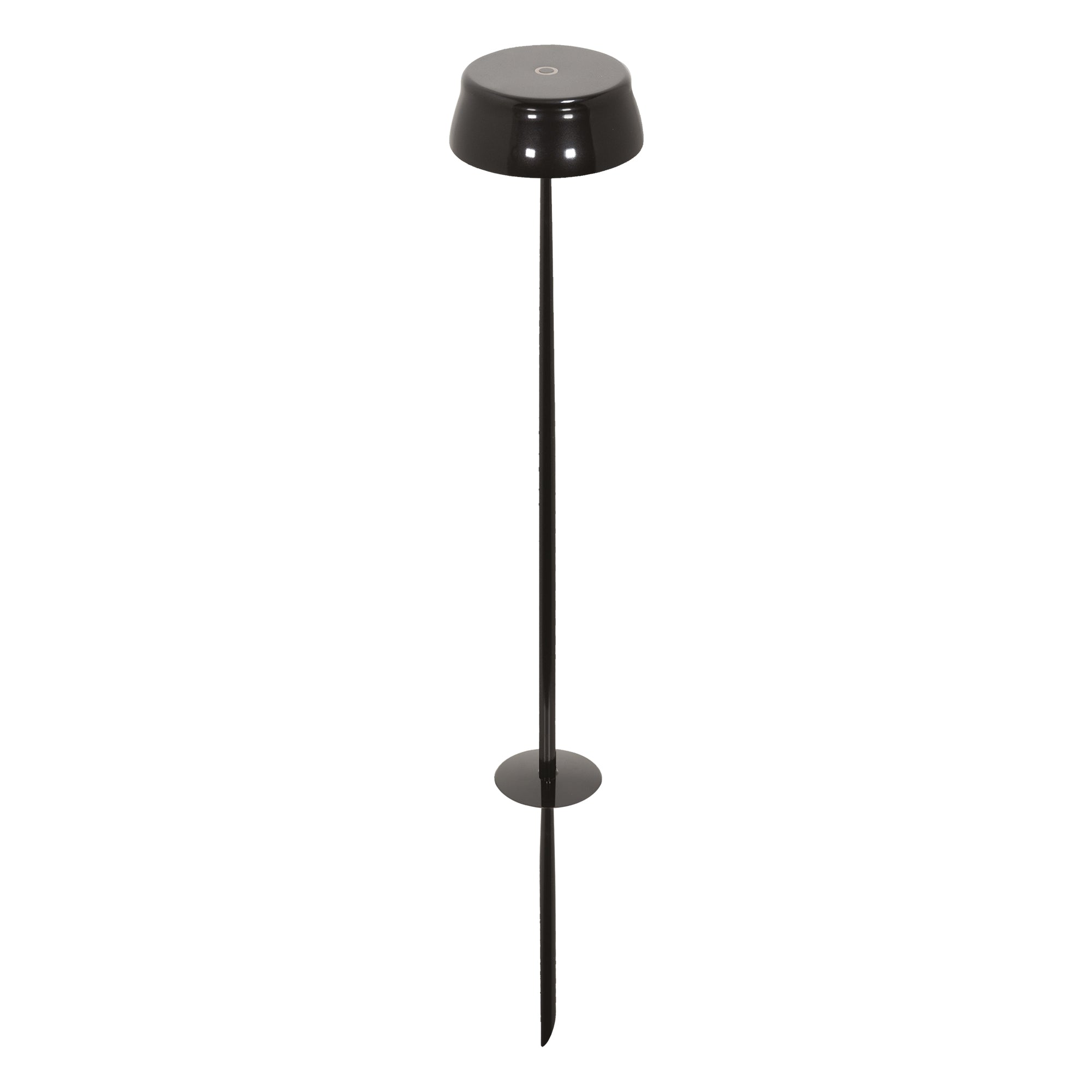 Lampa podłogowa Zafferano SISTER LIGHT Picchetto Wi-Fi Smart Pearl Black z możliwością ładowania i ściemniania