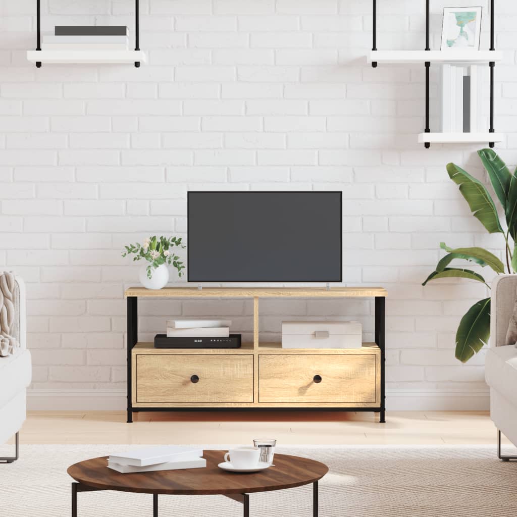 Szafka RTV VidaXL sonoma oak 90x33x45 cm z drewna inżynieryjnego