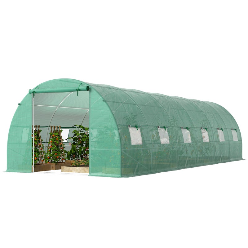 Szklarnia tunelowa stalowa 8x3x2m z pokryciem PE