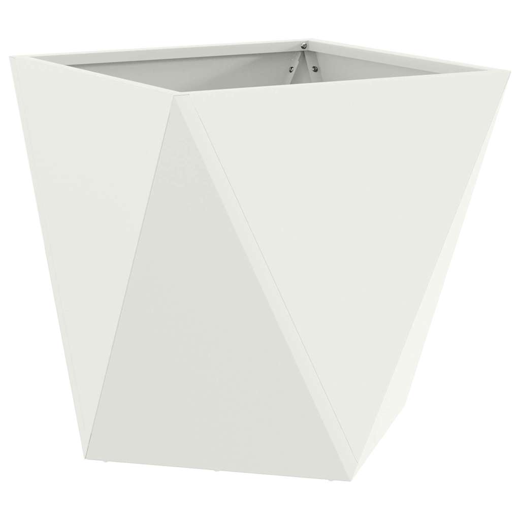 Donica Biały 40 x 40 x 40 cm Stal