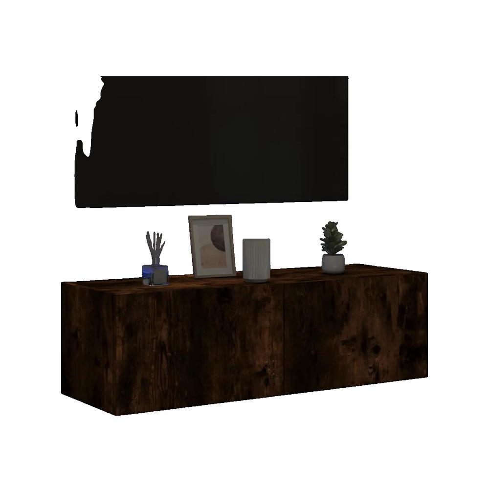 Mebel TV vidaxl z podświetleniem LED i oszczędzający miejsce design