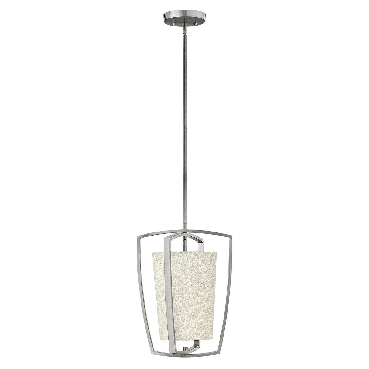 Suspension Blakely, nickel brossé, 1 ampoule