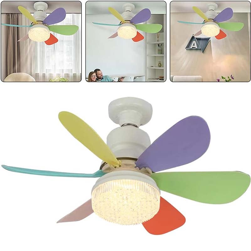 Wentylator LED w regulowana prędkość ściemniane światło cicha konstrukcja pilot zdalnego sterowania łatwa instalacja do nowoczesnych wnętrz