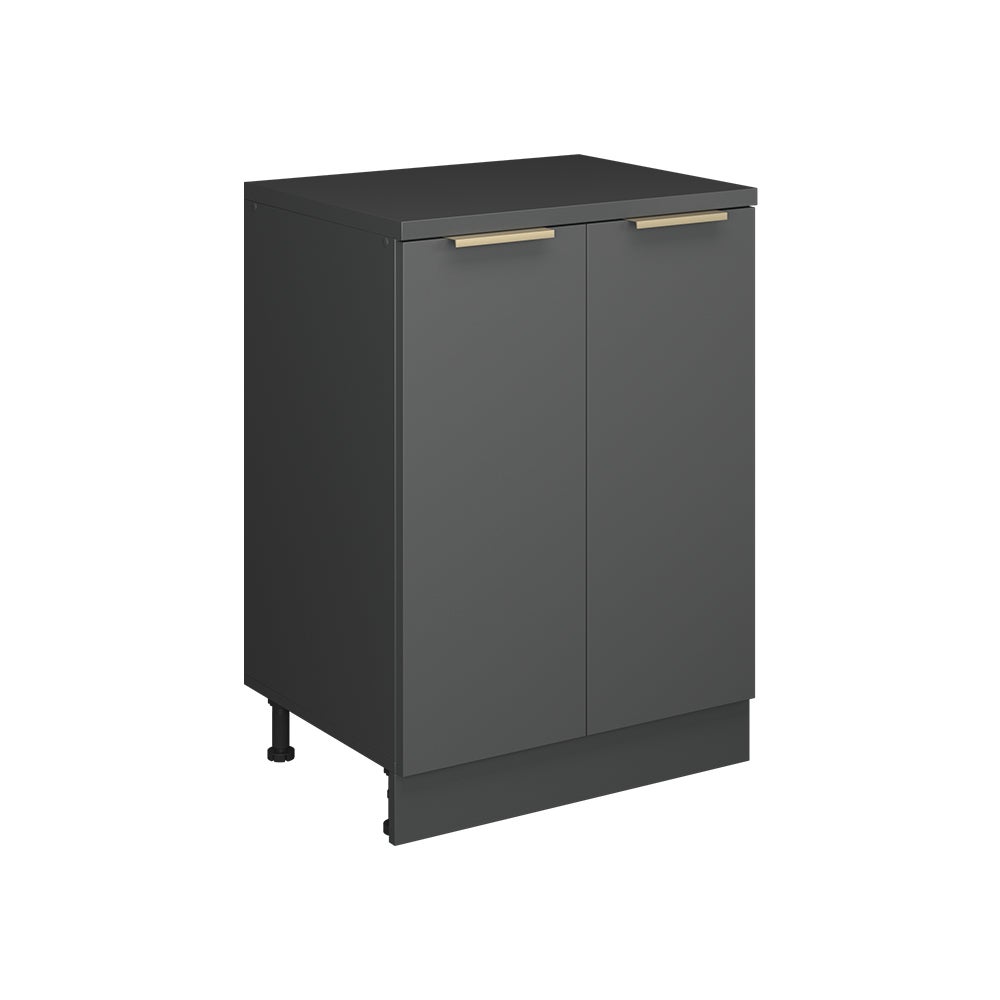 Vicco Szafka rozszerzająca Rion, Antracyt złoto/Antracyt, 60 x 46 cm bez skosu z 2 drzwiami