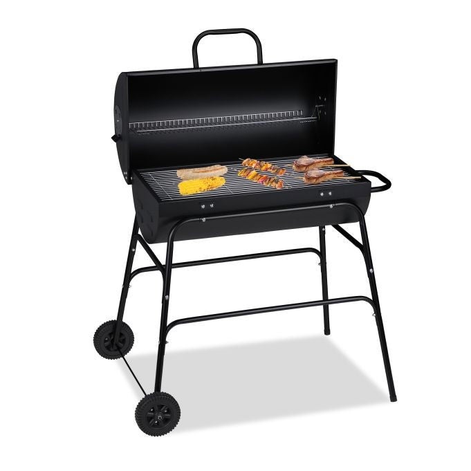 Grill węglowy z pokrywką