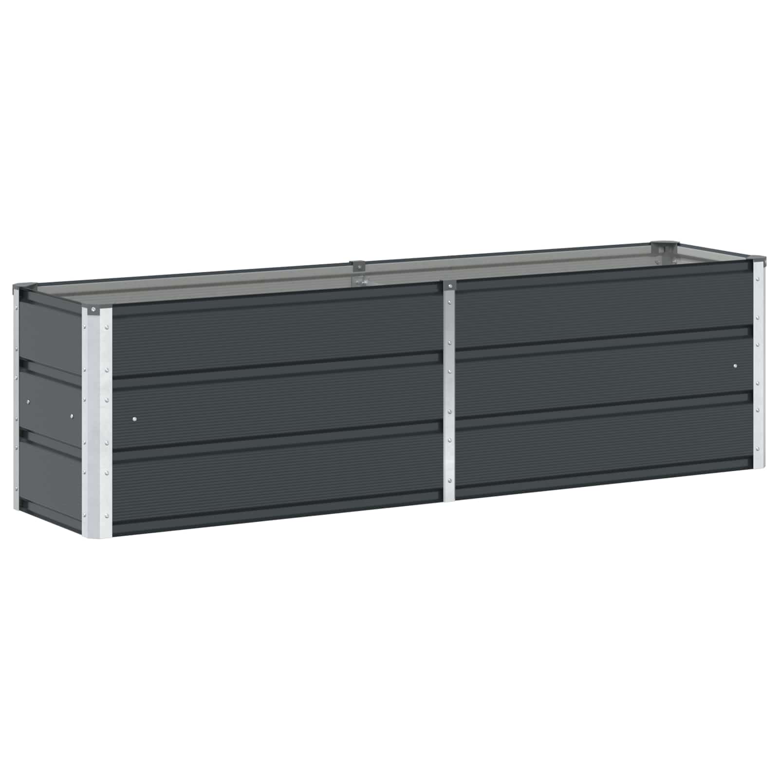 Donica Antracyt 160 x 40 x 45 cm Stal