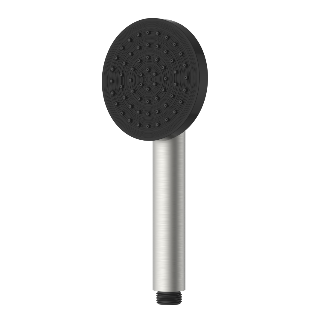 Vinyl okrągła słuchawka prysznicowa inox