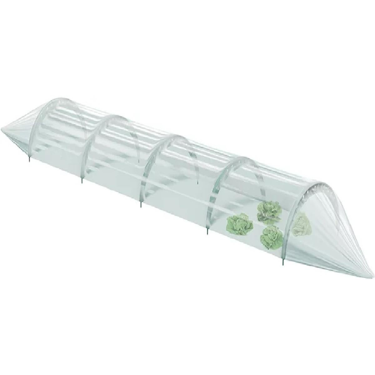Tunel foliowy, szklarnia ogrodowa Floo 240 cm transparentny, zielony