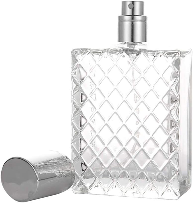 100 ml 3,4 uncji butelki perfum w sprayu do wielokrotnego napełniania, duży, pusty, przezroczysty szklany pojemnik na olejki eteryczne, atomizer do de