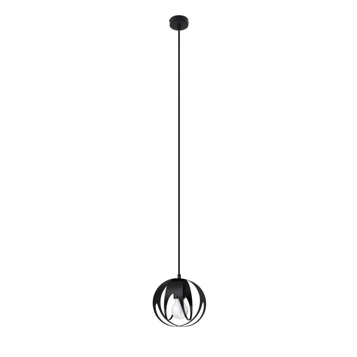 Lampa wisząca czarna TULOS 1xE27 15W SL.1087 Sollux Lighting