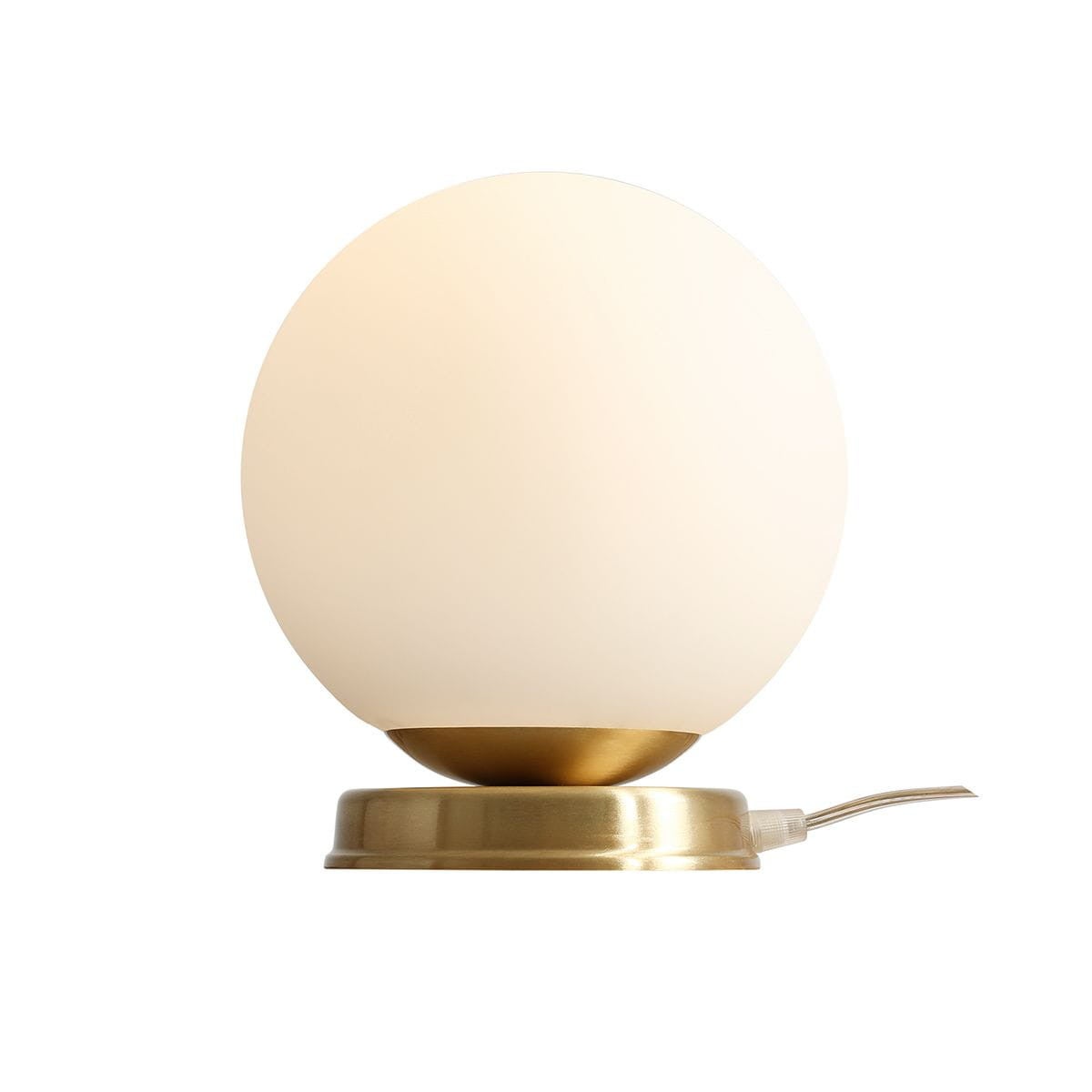 Lampa stołowa mosiężna BALL duża Aldex 1076B40_M