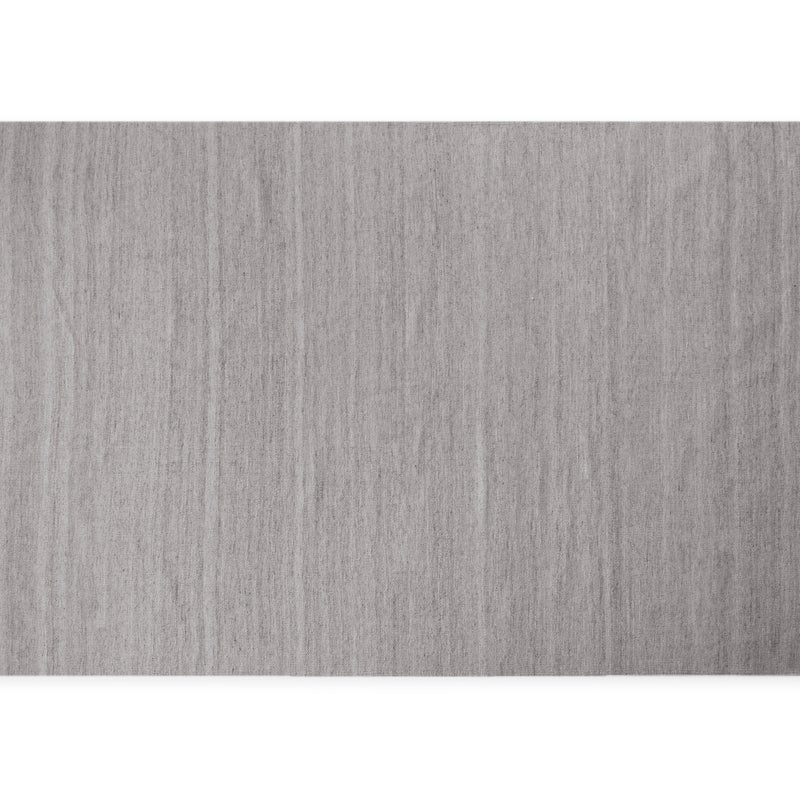 Dywan z wełny i wiskozy w kolorze szarym 200x300 cm – elegancki, miękki i duży format do salonu