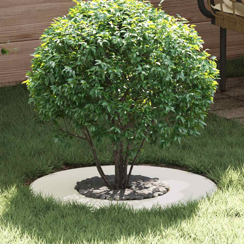 odpowiedni dla płaskich pierścieni drzewa 5 pcs Biały Ø30 / 60 cm vidaXL