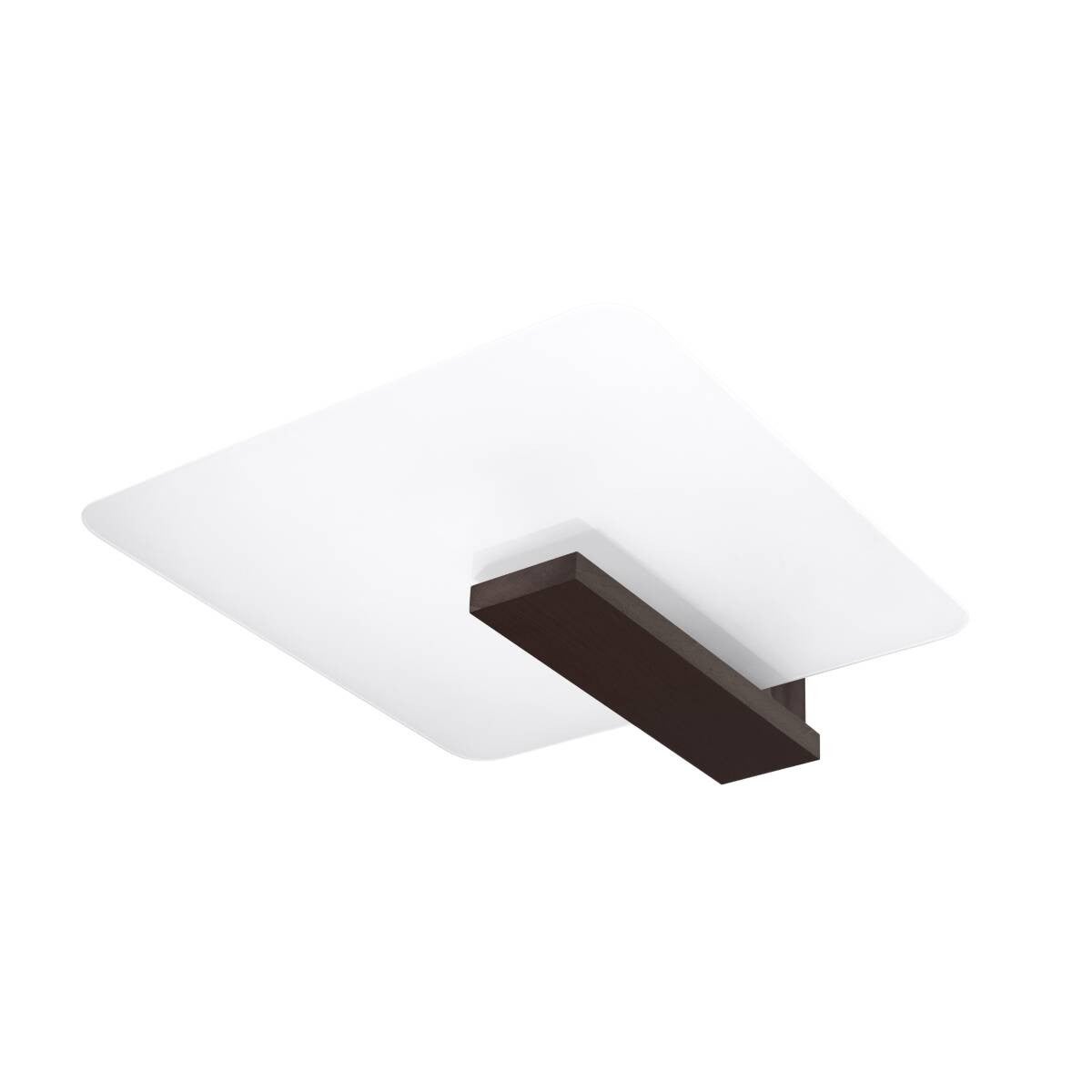 Plafonnier Bois Wengé E27 2 Lappo