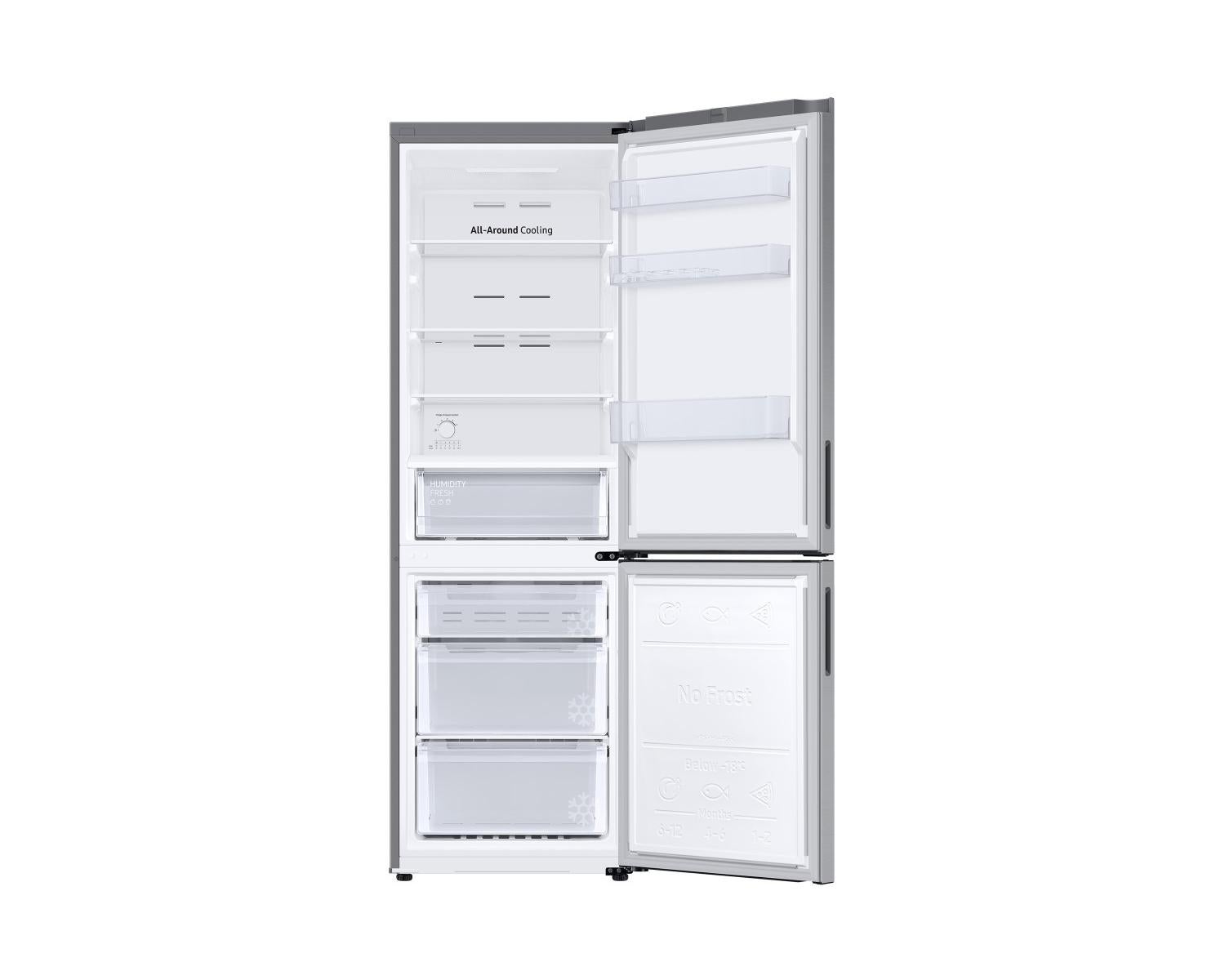 Lodówka Samsung RB33B610ESA ECOFLEX Metal grafitowa Energooszczędna lodówka