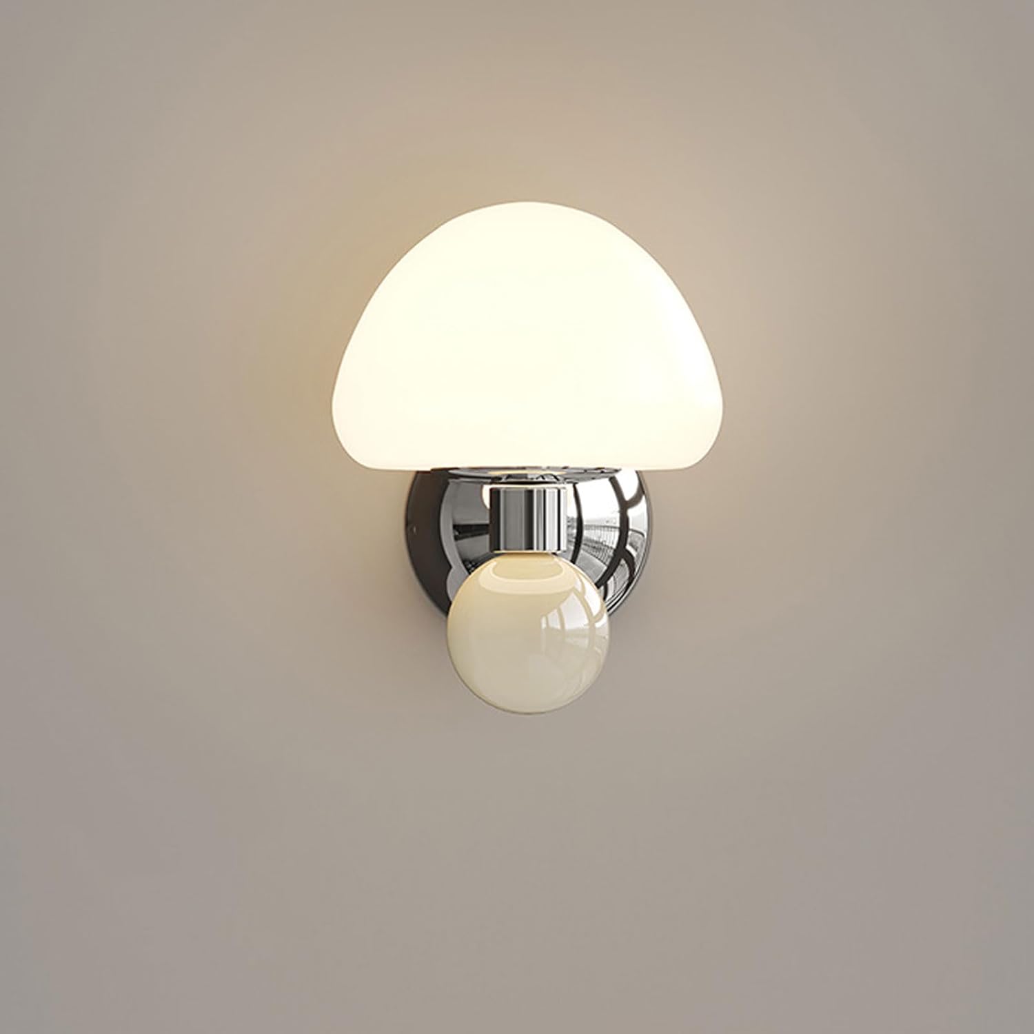 Kinkiet LED w kształcie grzybka - 15 cm - Beżowy - 3 temperatury barwowe - Elegancki design