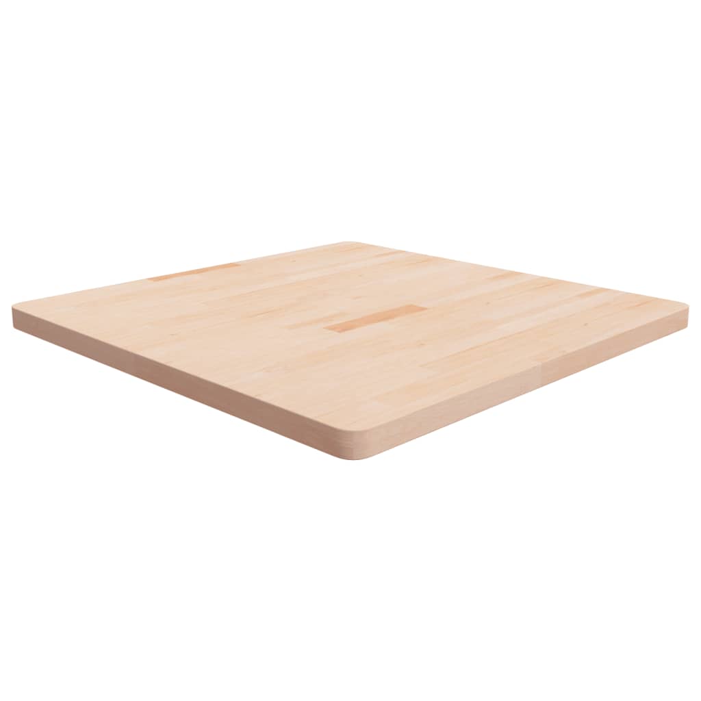 vidaXL Kwadratowy blat do stolika, 90x90x4 cm, surowe drewno dębowe