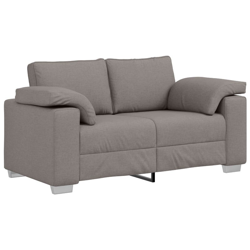 Sofa dwuosobowa Ciemnoszary 160 cm tkanina vidaXL