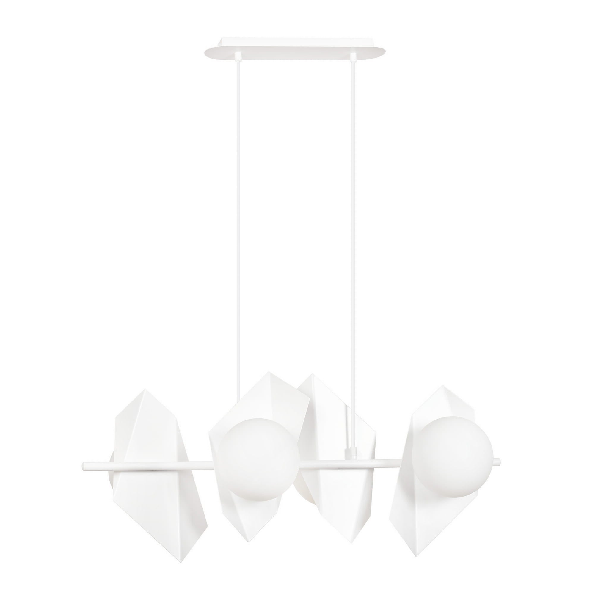 Żyrandol Emibig 4xE14 40W DRIFTON 4 WHITE 637/4