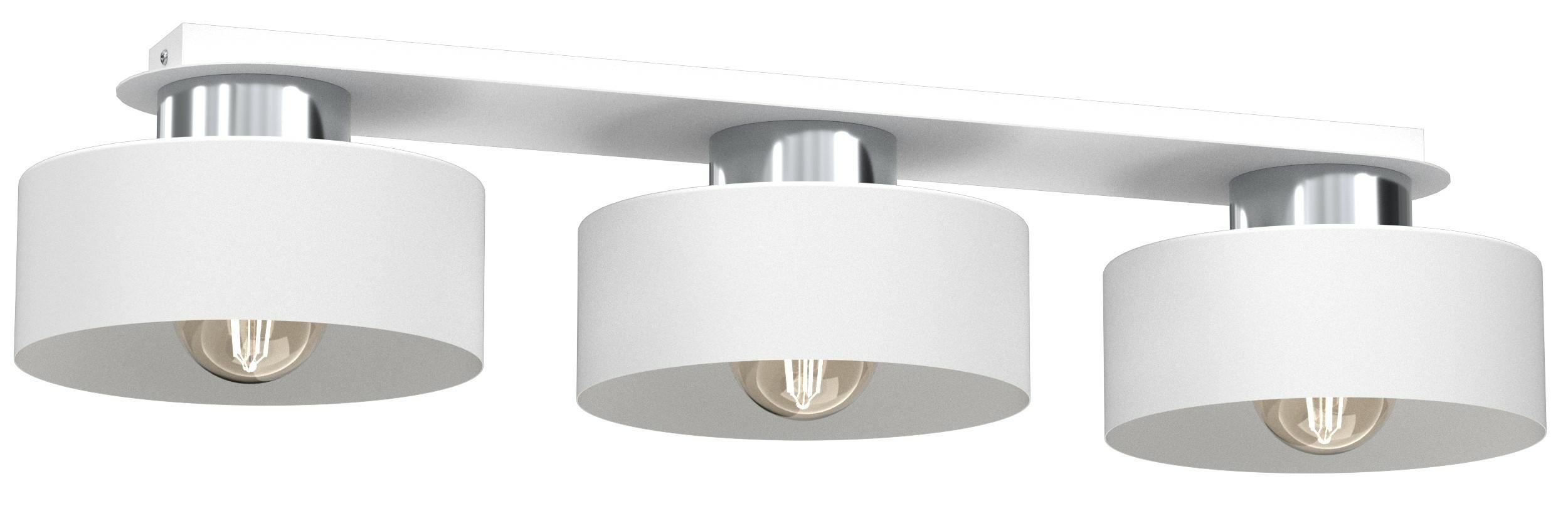 Lampa wisząca Marti biały mat-chromowana 3xE27x15W metal wym:14x68x20,5cm IP20 Luminex