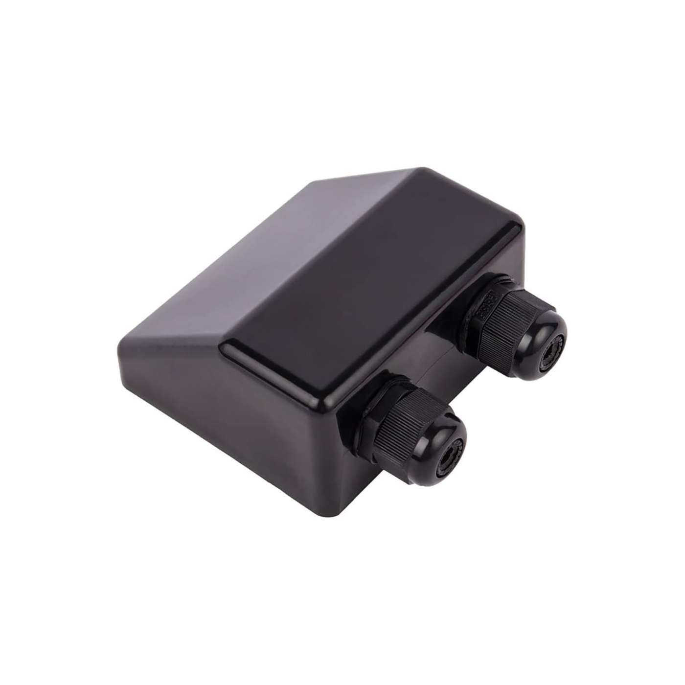 Alcapower Czarna obudowa wejścia kablowego, dławnica IP68, gwint M20 dla kabli 6-12mm, kompaktowa i odporna na warunki zewnętrzne