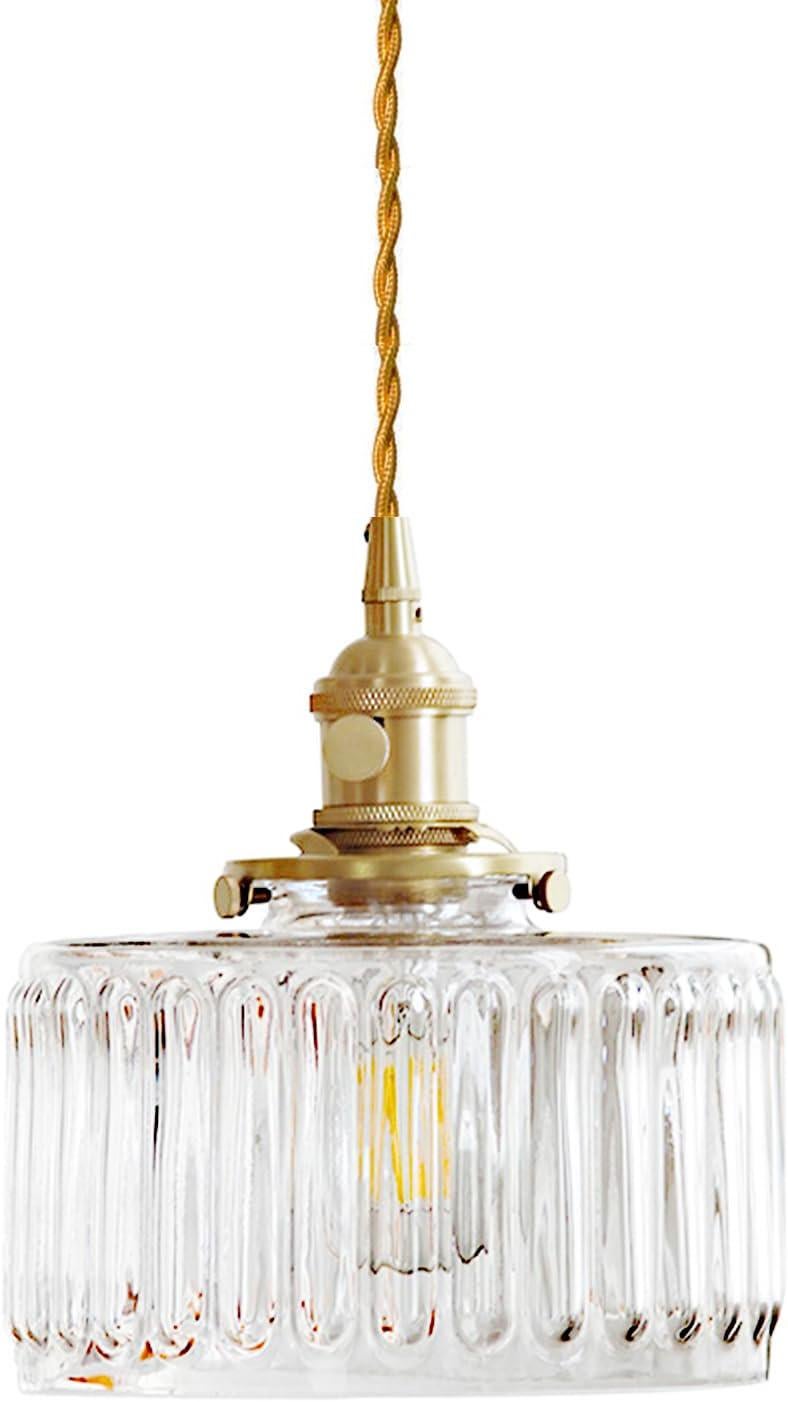 Lampa wisząca w stylu vintage w stylu industrialnym z zielonego szkła, mosiężne gniazdo E27 z włącznikiem, lampa wisząca z regulacją wysokości