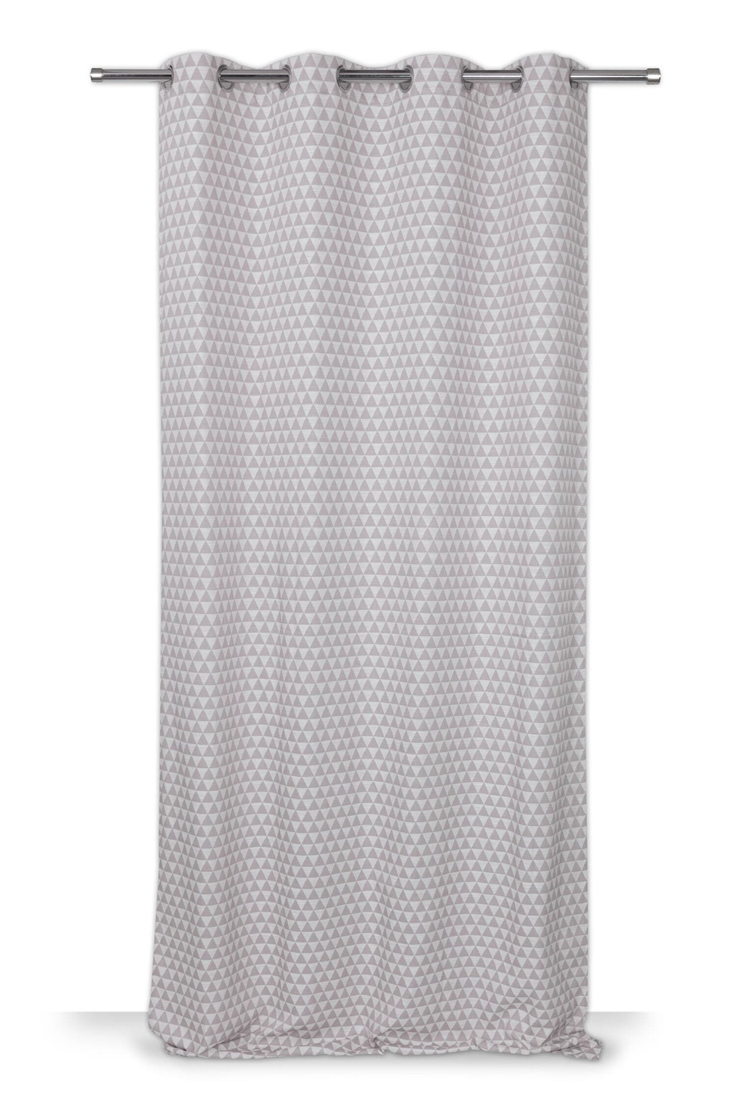 Zasłona filtrująca, Ming, szara, wys. 260 x szer. 140 cm