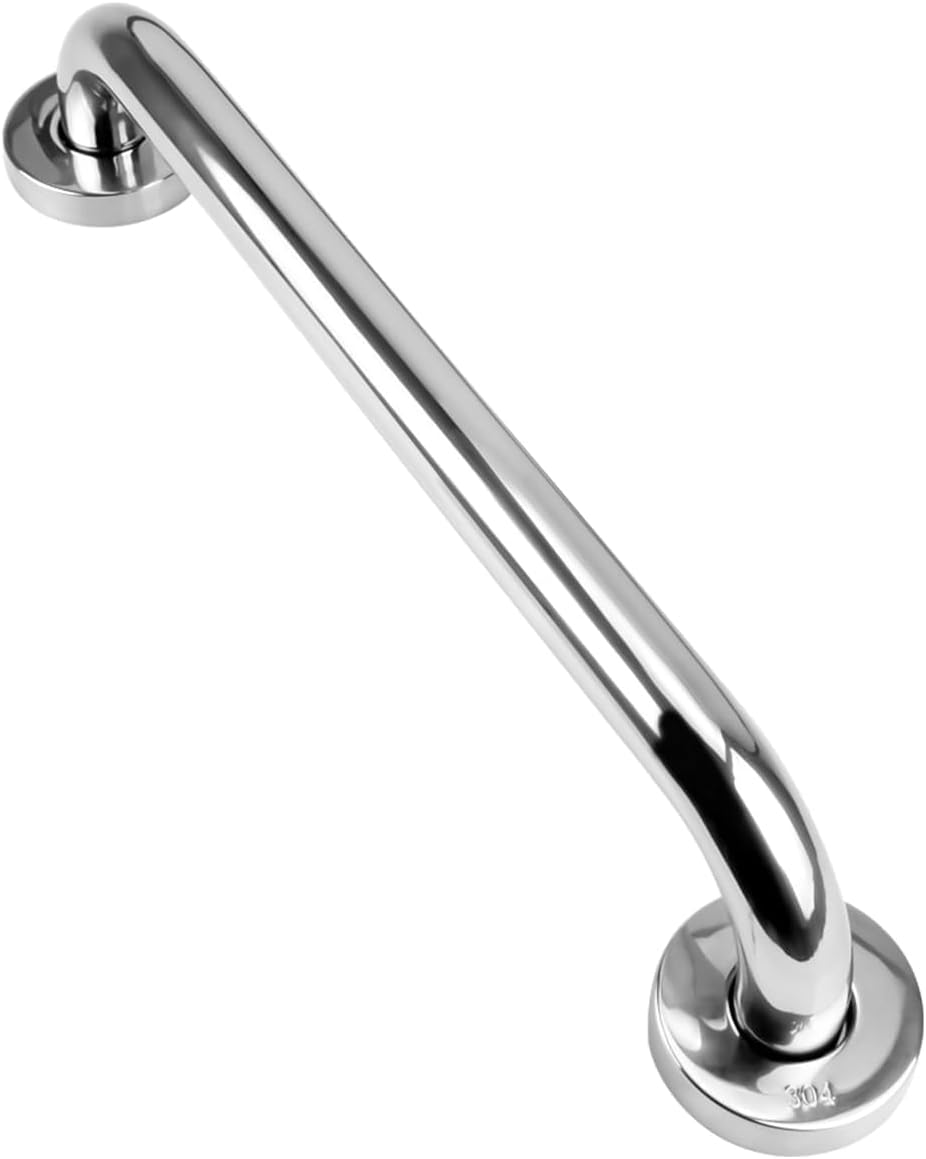 Uchwyt prysznicowy ze stali nierdzewnej, odpowiedni dla osób starszych/niepełnosprawnych/dzieci/kobiet w ciąży, srebrny, 40 cm