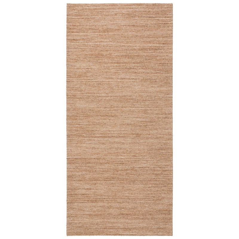 Chodnik dywanowy płaskotkany antypoślizgowy Siena 75x160 cm do prania terra